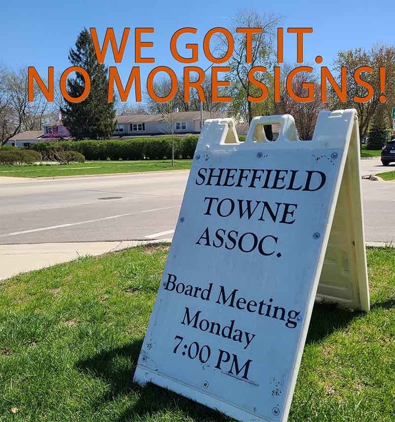 Townhome Sheffield Towne Association E-Scooter Ordinance