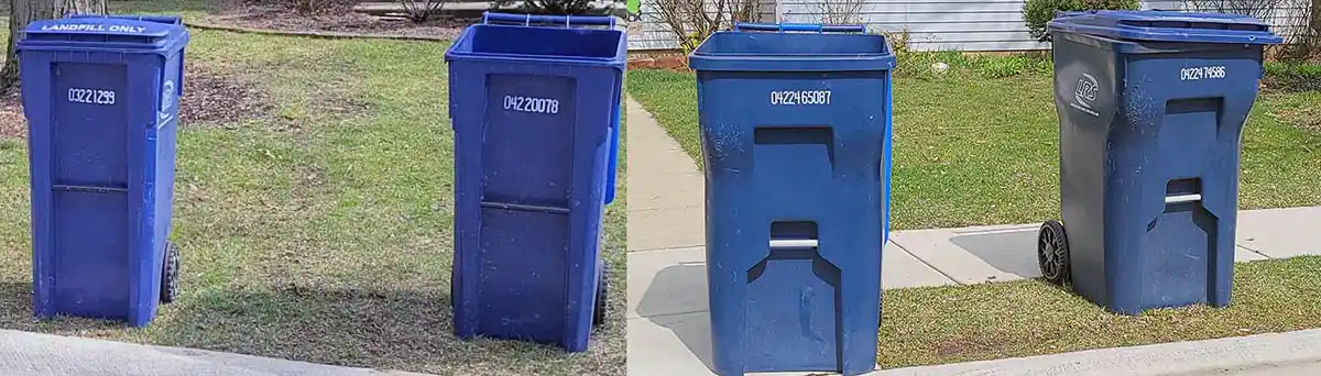 Sheffield Townhomes Association Trash Can Labels